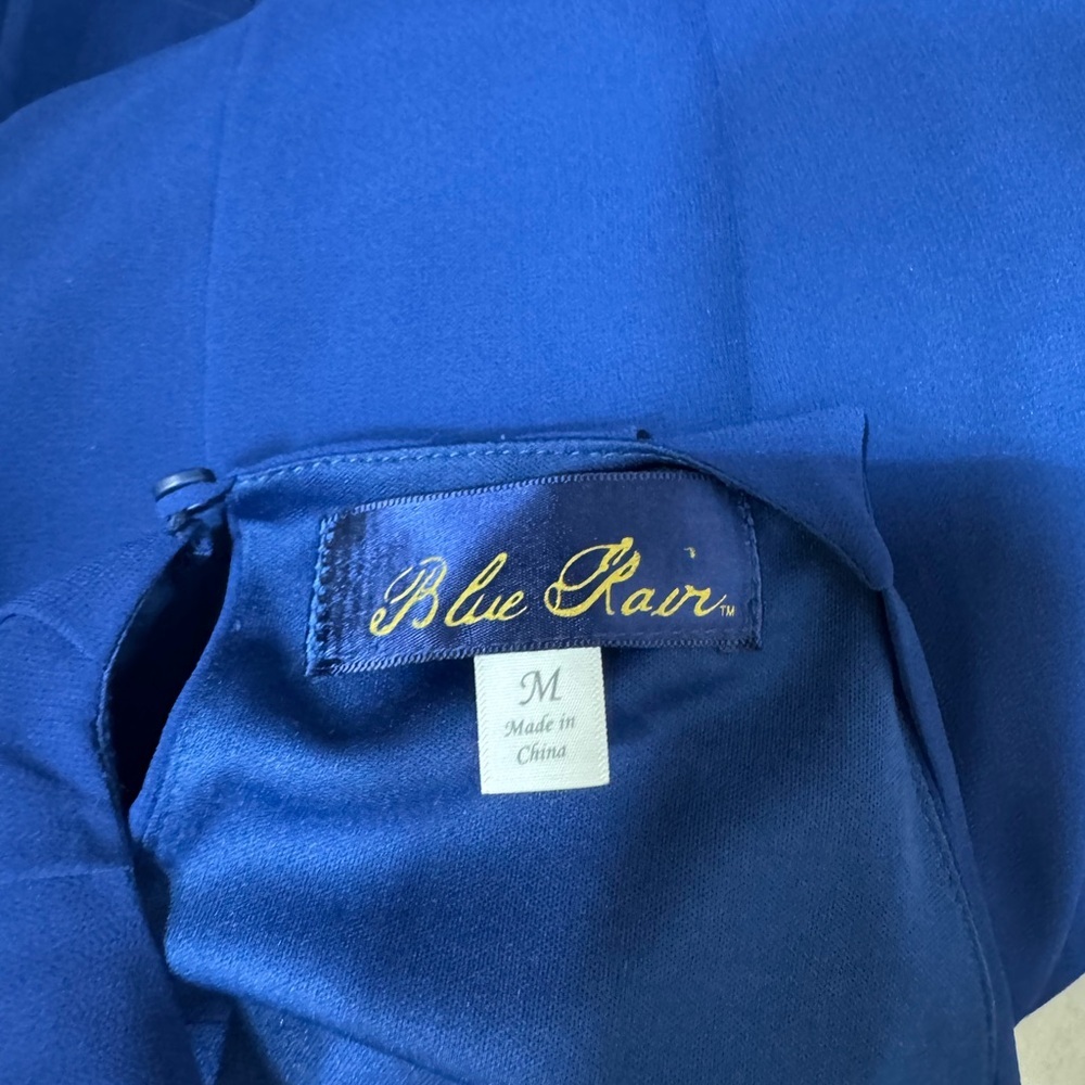 Blue Rain Elegant Blue Women's Dress - Picture 7 of 9